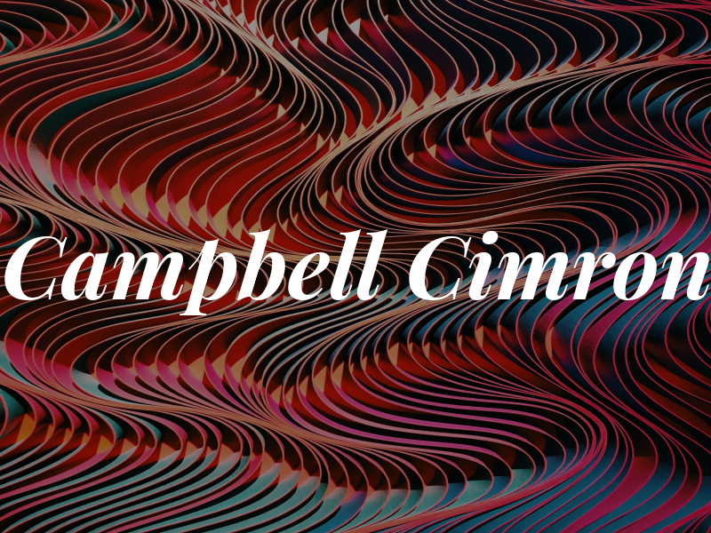 Campbell Cimron