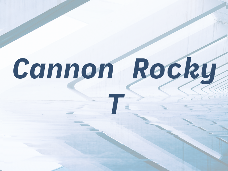Cannon Rocky T