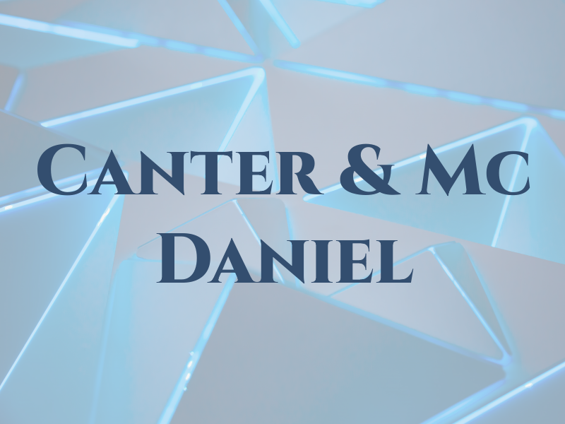 Canter & Mc Daniel