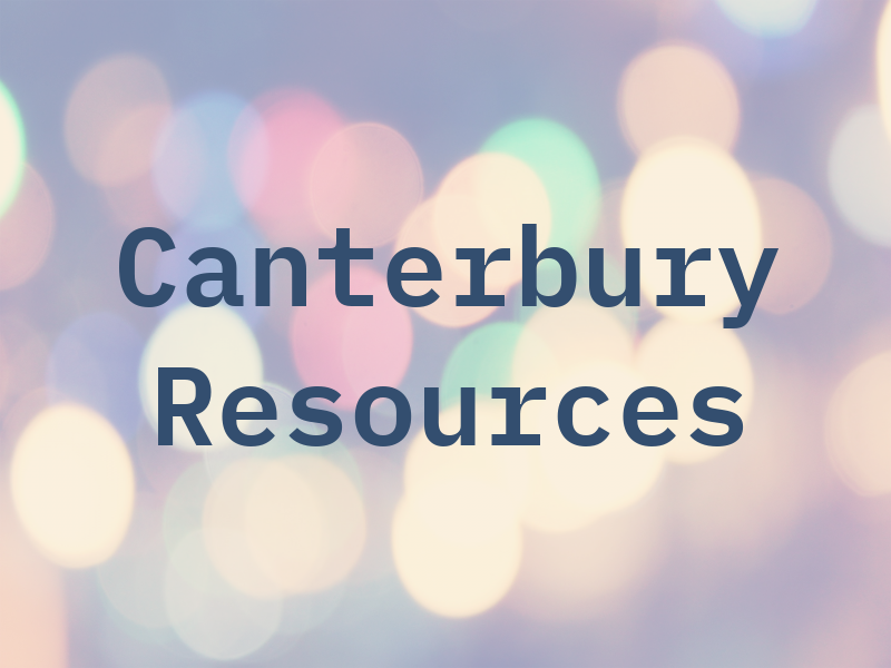 Canterbury Resources