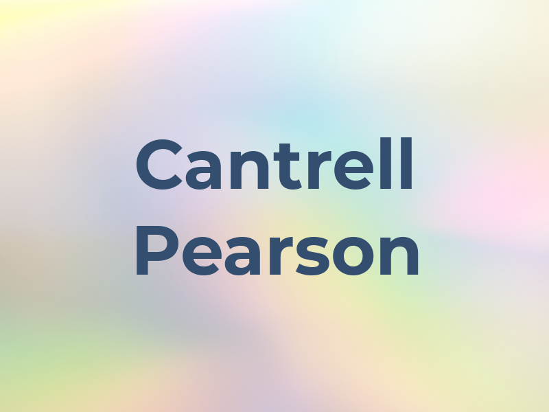 Cantrell Pearson