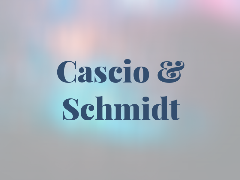 Cascio & Schmidt