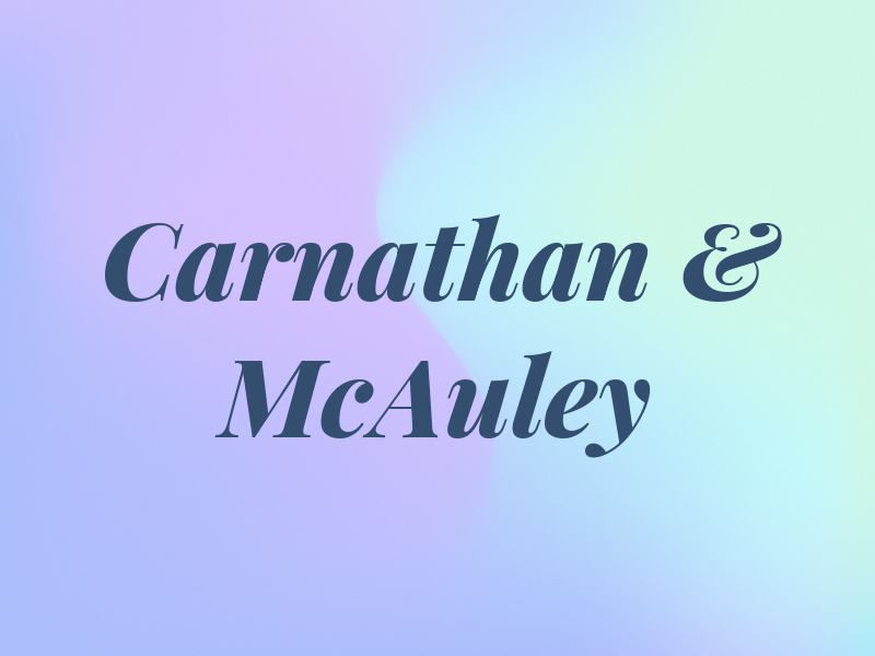 Carnathan & McAuley