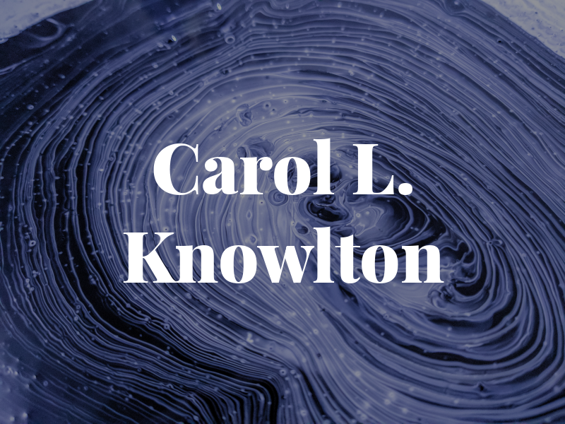 Carol L. Knowlton