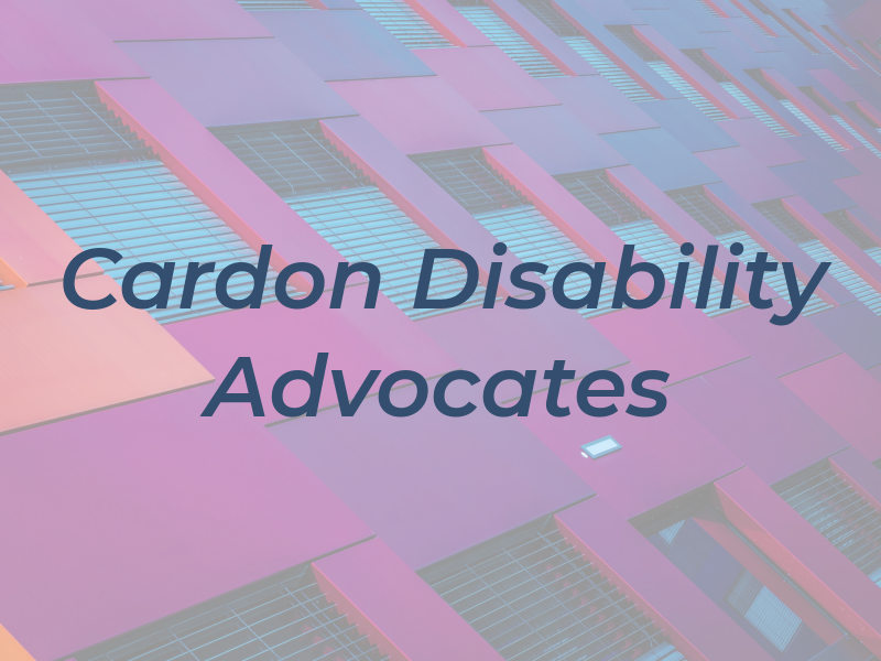 Cardon Disability Advocates