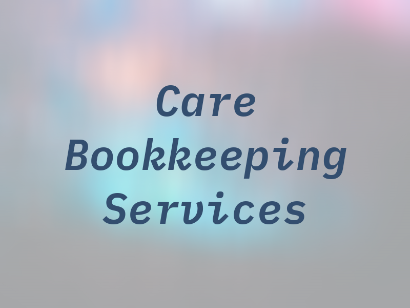 Care Bookkeeping Services