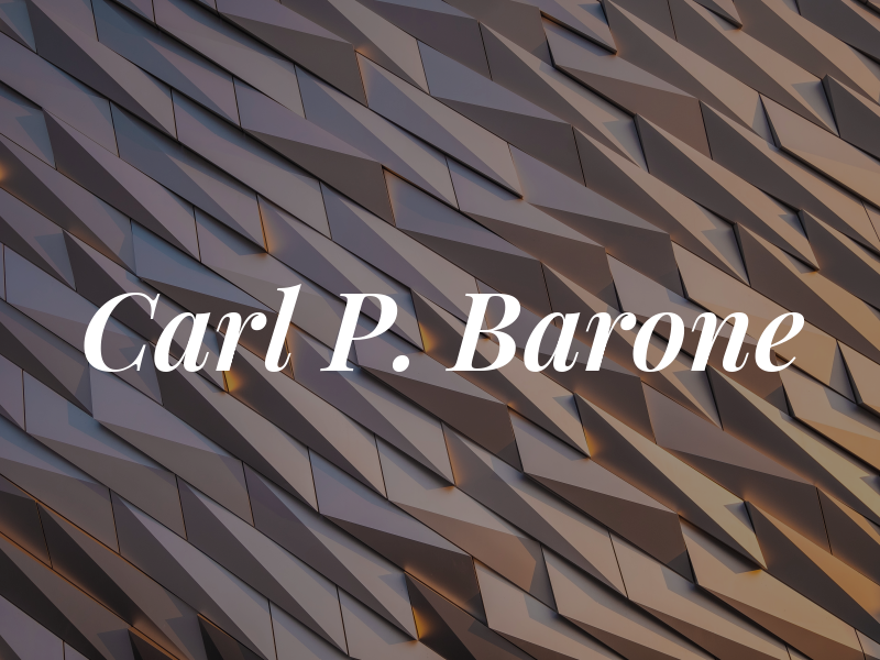 Carl P. Barone