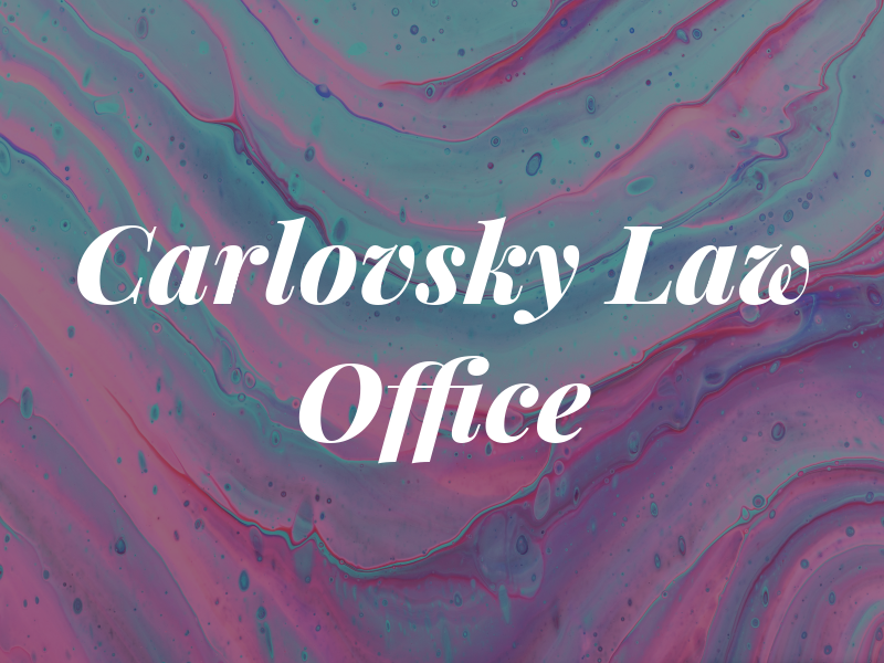 Carlovsky Law Office