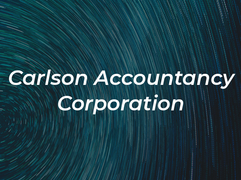 Carlson Accountancy Corporation