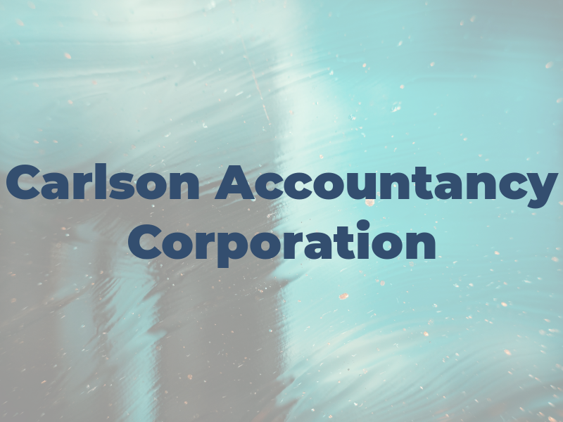 Carlson Accountancy Corporation