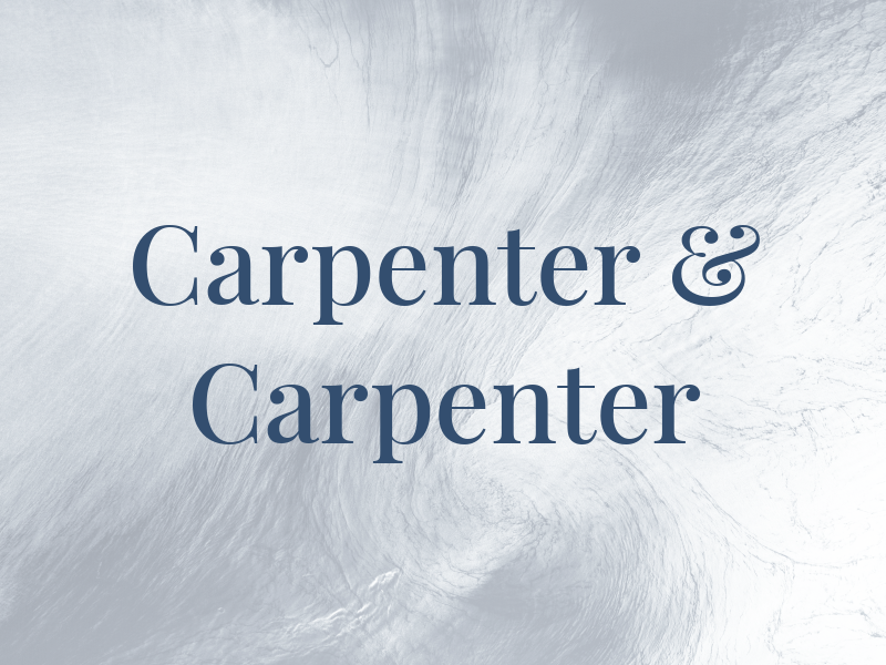 Carpenter & Carpenter