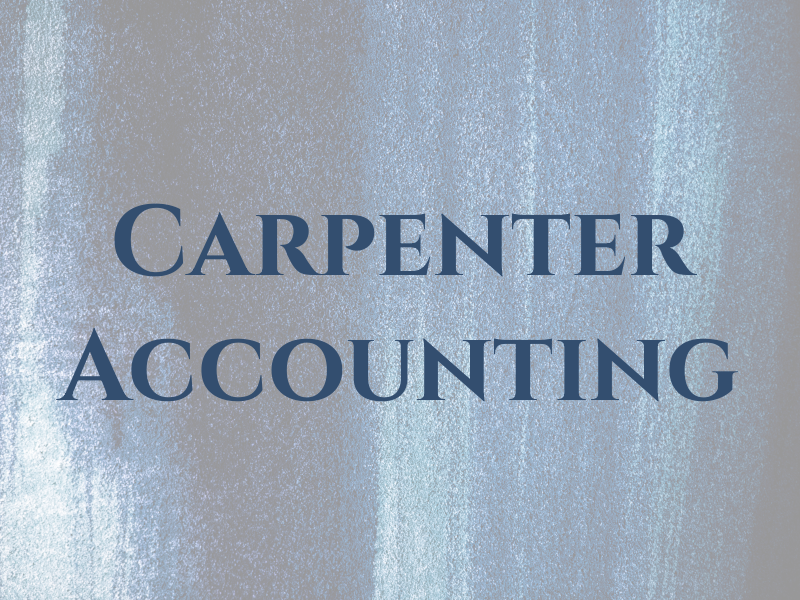 Carpenter Accounting