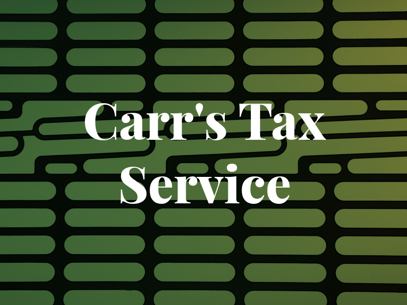 Carr's Tax Service