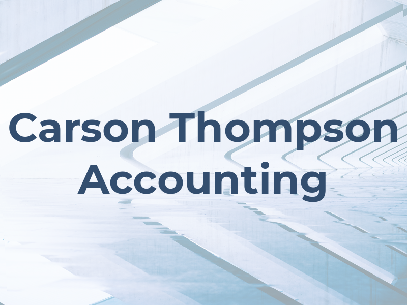 Carson & Thompson Accounting & Tax