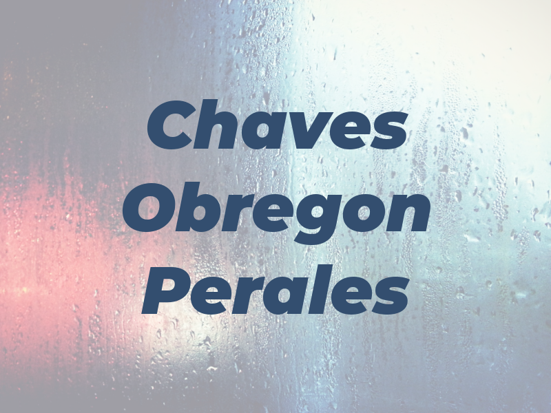 Chaves Obregon & Perales