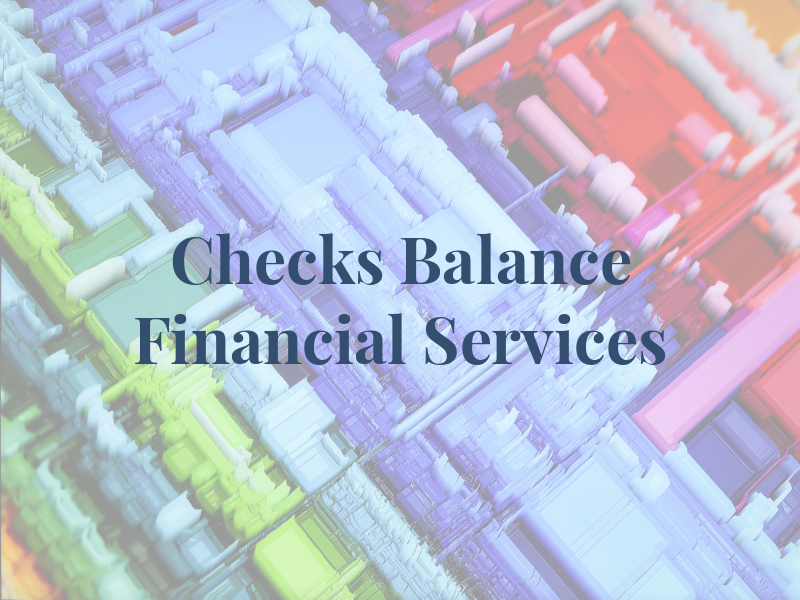 Checks & Balance Financial Services