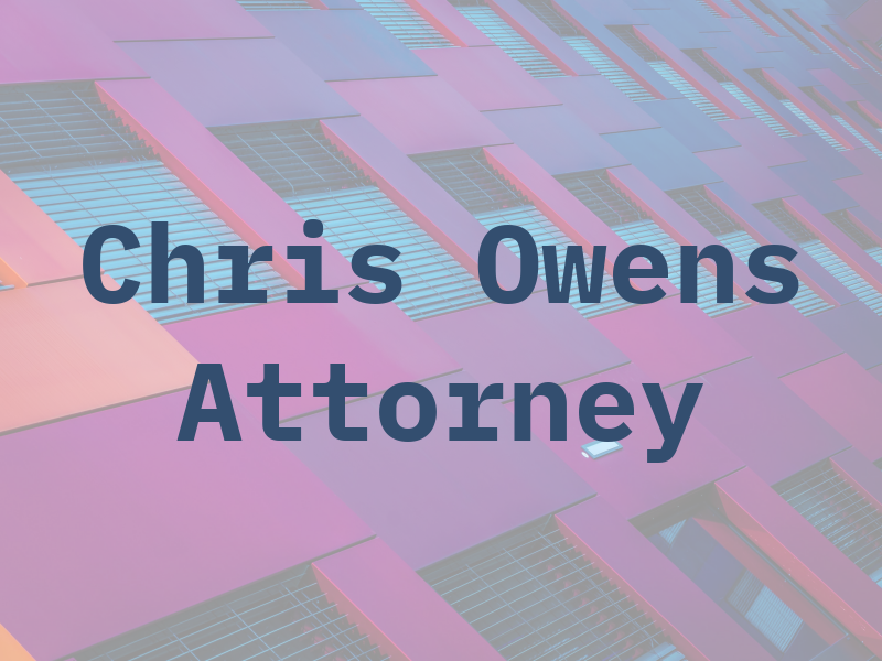 Chris A. Owens Attorney at Law