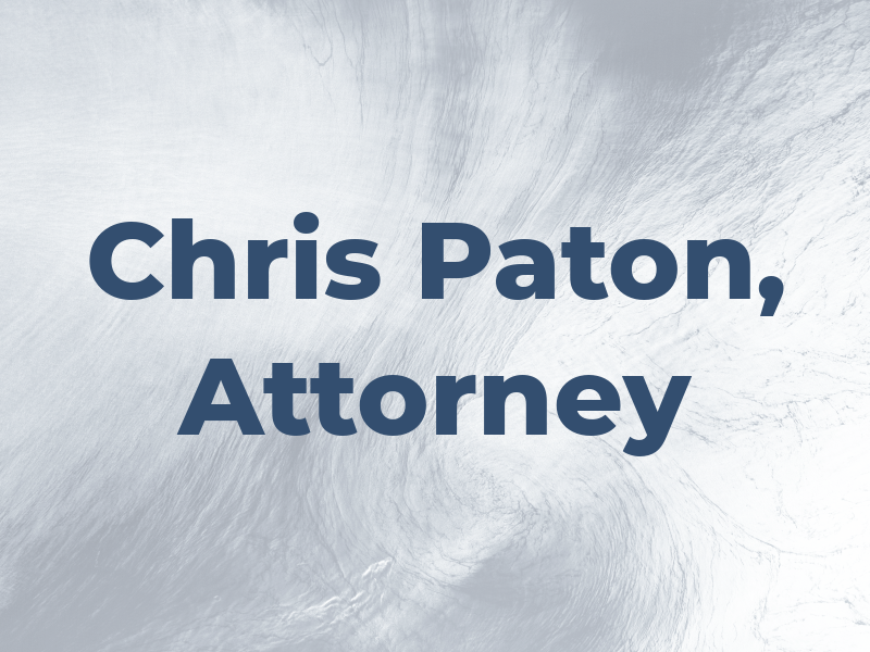 Chris Paton, Attorney at Law