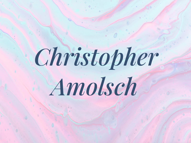 Christopher Amolsch