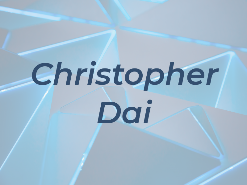 Christopher Dai
