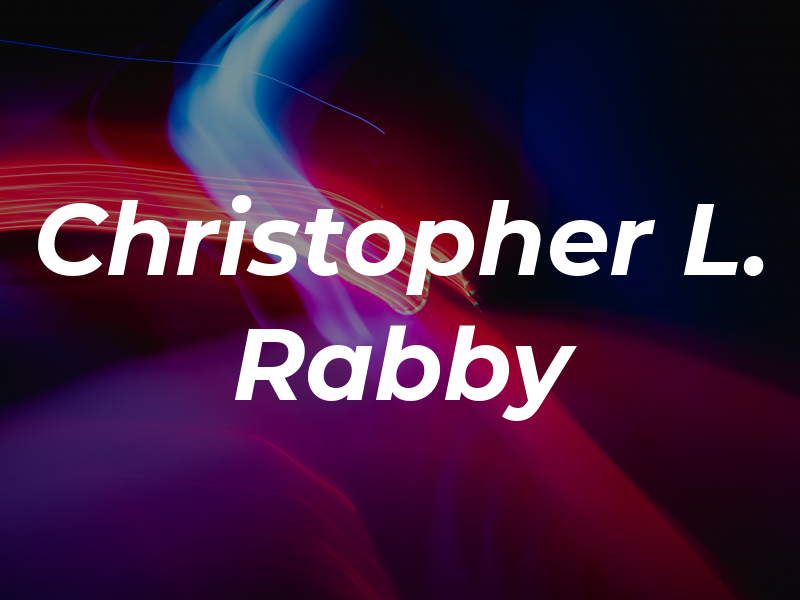 Christopher L. Rabby