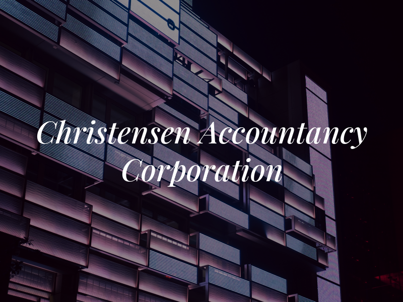 Christensen Accountancy Corporation