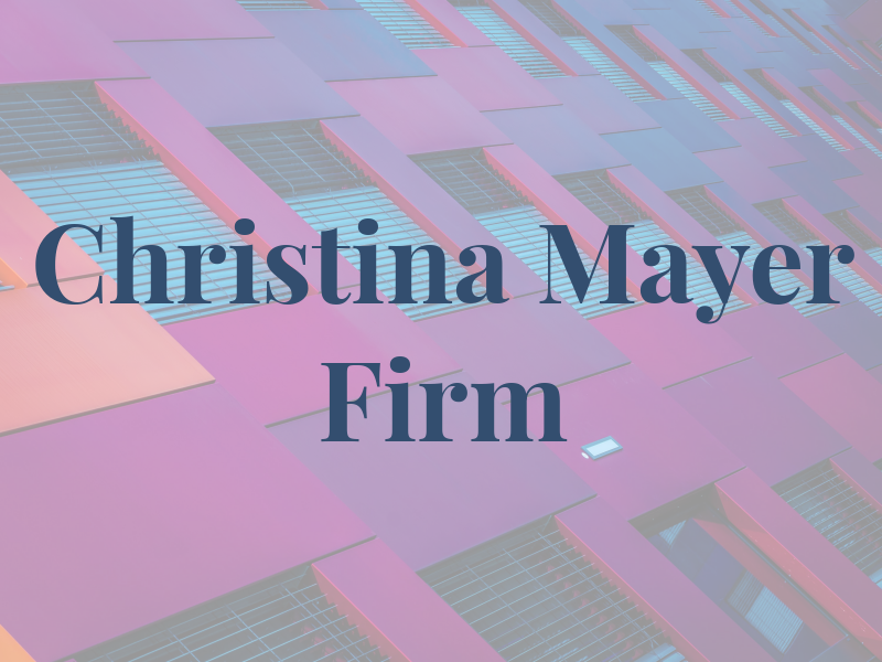 Christina M. Mayer Law Firm SC