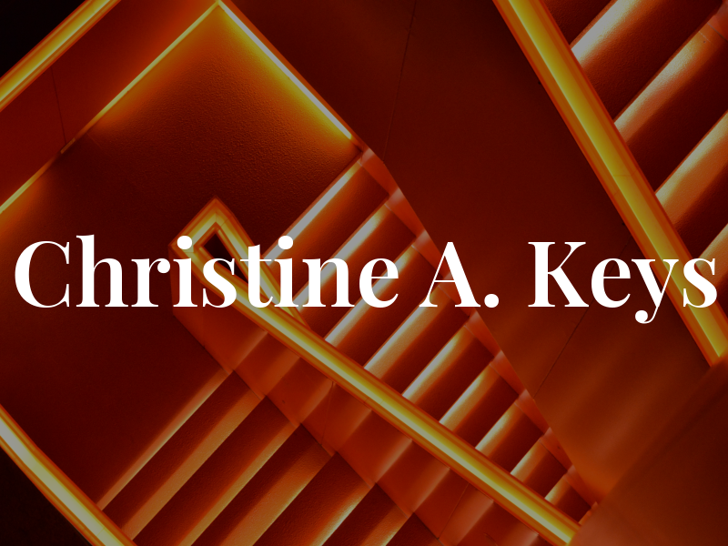 Christine A. Keys