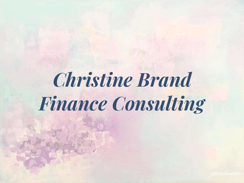 Christine S Brand Finance and Tax Consulting