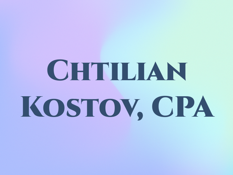 Chtilian Kostov, CPA