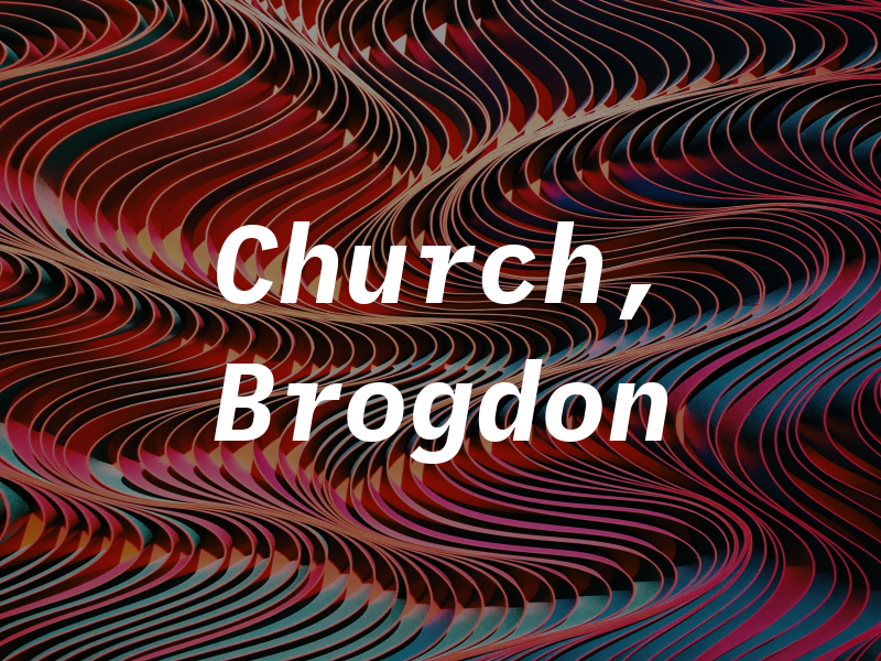 Church, Brogdon