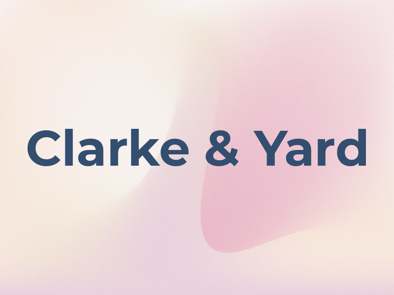 Clarke & Yard