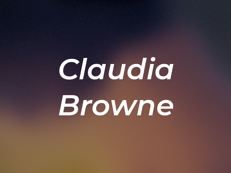 Claudia Browne