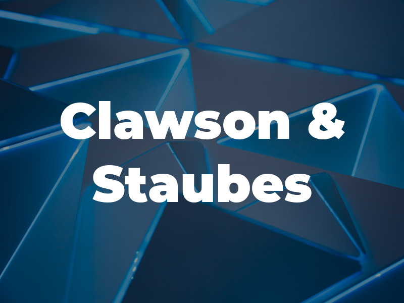 Clawson & Staubes