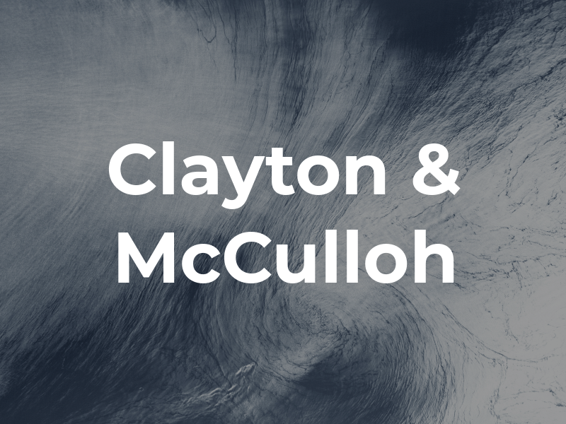 Clayton & McCulloh