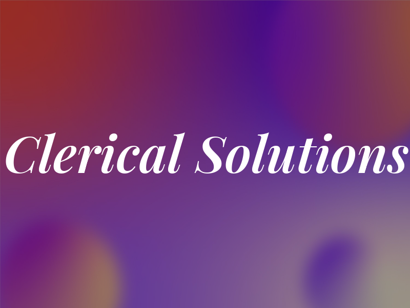 Clerical Solutions