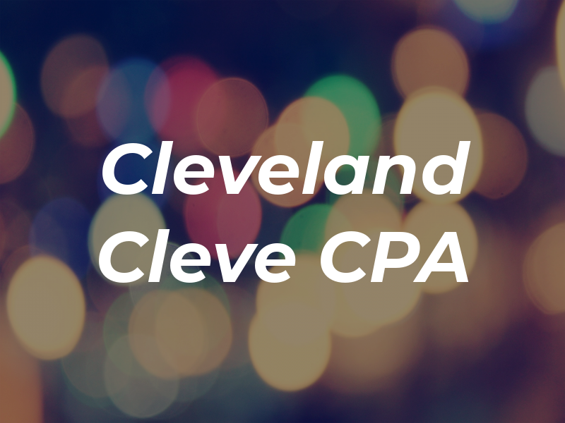 Cleveland Cleve CPA