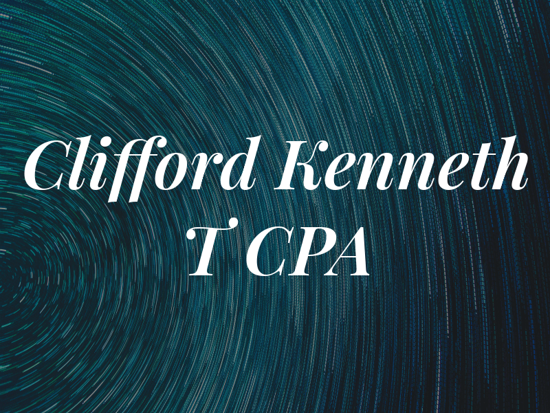 Clifford Kenneth T CPA