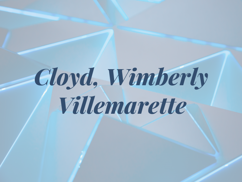 Cloyd, Wimberly & Villemarette