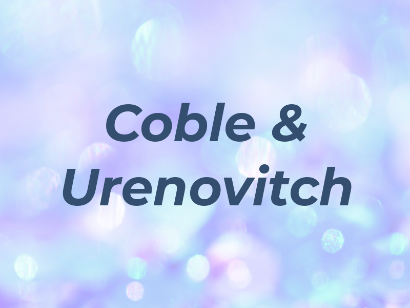 Coble & Urenovitch