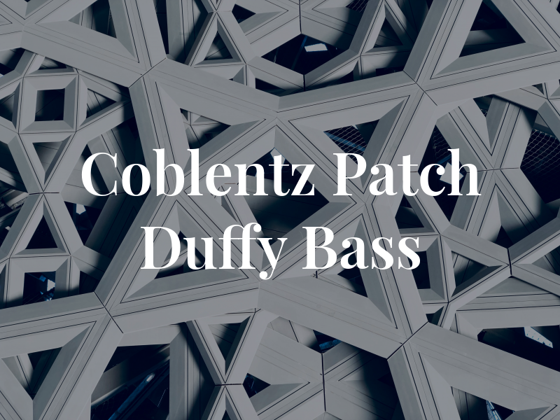 Coblentz Patch Duffy & Bass