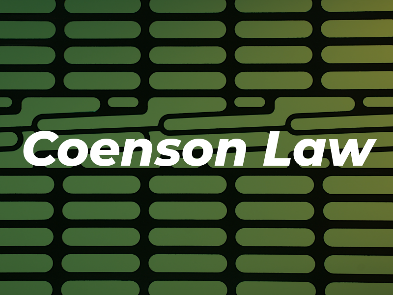Coenson Law