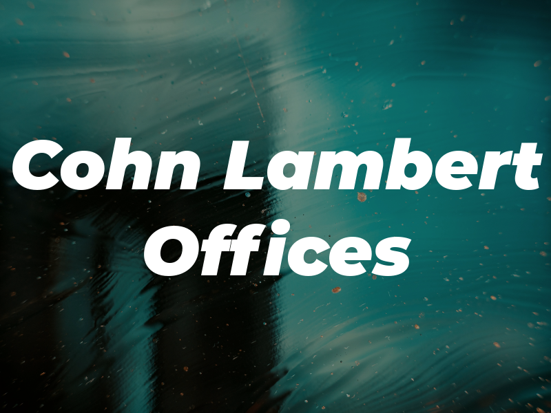 Cohn Lambert Law Offices