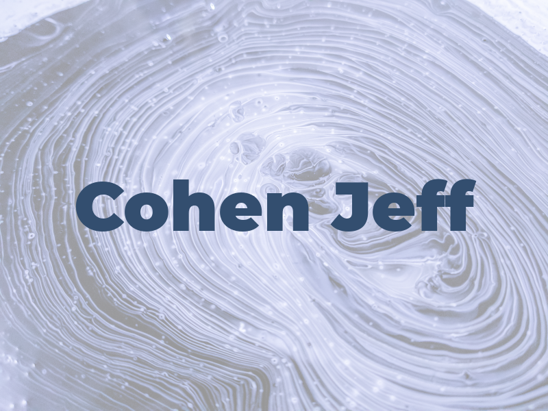 Cohen Jeff