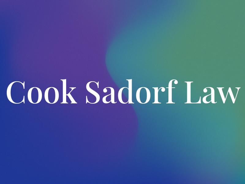 Cook Sadorf Law