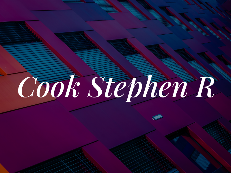 Cook Stephen R