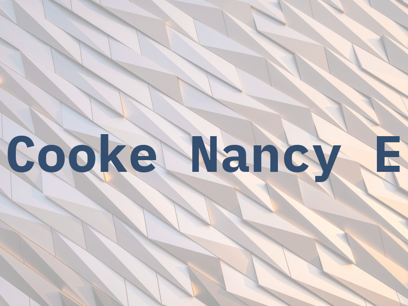 Cooke Nancy E