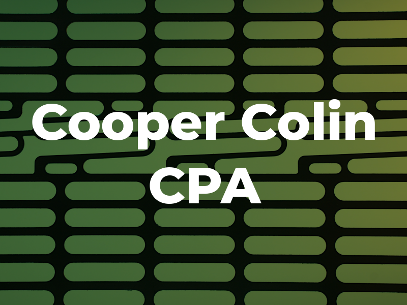 Cooper Colin CPA