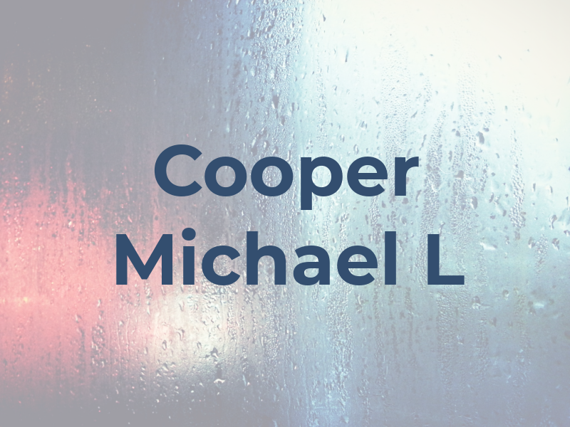 Cooper Michael L