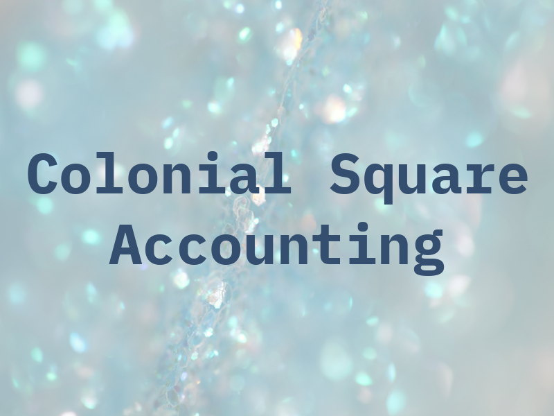 Colonial Square Tax & Accounting